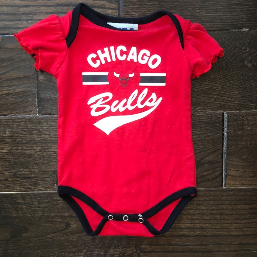 NBA Chicago bulls red onepiece for baby size 3-6 months